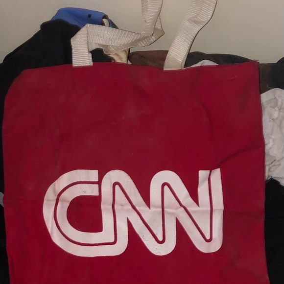VINTAGE- CNN STAFF Bag Circa 1992 dem convention - Picture 4 of 4